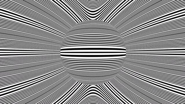 Hypnotic Rotation Gamma-Ray Burst Planet Animation 