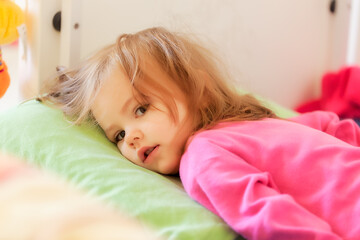 Fototapeta premium child are preparing for sleep