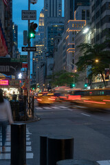 traffic at night
