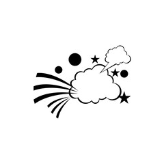 Comic Book Design Element Vector Illustration
