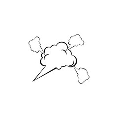 Comic Book Design Element Vector Illustration
