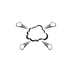 Comic Book Design Element Vector Illustration
