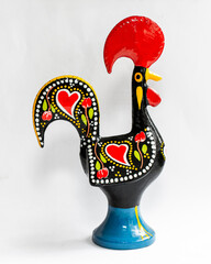 Rooster of Barcelos a Portuguese symbol and legend from Portugal in Europe.