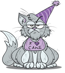 Fat Funny Birthday Cat