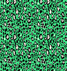 Seamless leopard pattern, animal print.