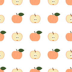 Apple. Seamless Vector Patterns