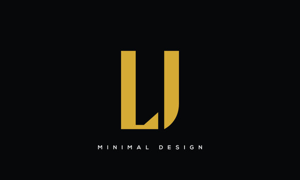 LU letter logo alphabet monogram icon symbol