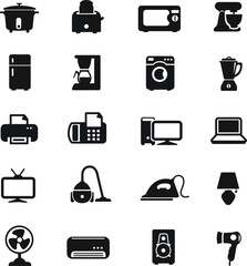 home appliances icons