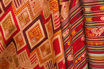 Textile woven by ethnic minority of Namtha region, northern Laos