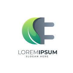 eco power energy logo design