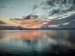 sunrise over the sea