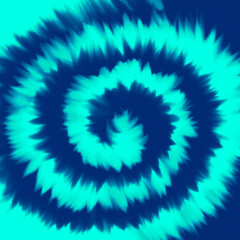 Blue  tie dye texture background.