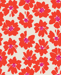 seamless flower pattern, floral print.