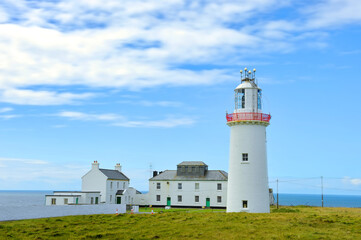 Fototapeta na wymiar Ireland, Clare County - Aug 22nd 2010: loop Head Lighthouse