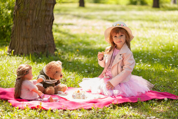 a girl poses in nature