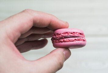 homemade colorful sweet macaroons