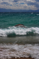 Fototapeta premium Waves on Lake Tahoe