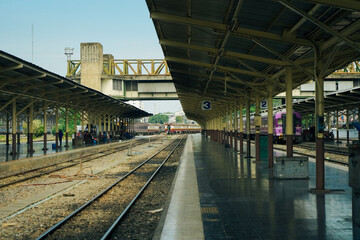 Fototapeta premium Bangkok railway station, unofficially known as Hua Lamphong station.