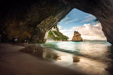 Deurstickers Cathedral Cove beach in Coromandel peninsula, New Zealand © MikeHubert