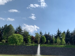 Paisaje al medio día.