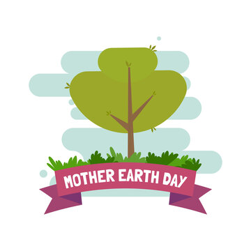 Happy mother earth day card