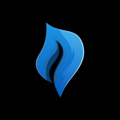 A letter colorful logo