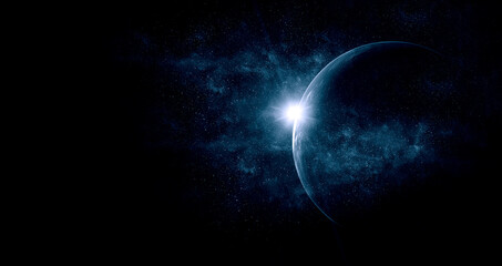 Image of outer space. . Mixed media © Sergey Nivens