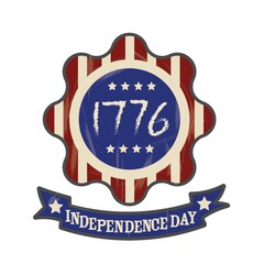Independence day label