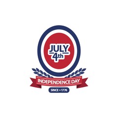 Independence day label