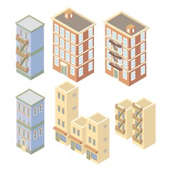 Isometric buildings