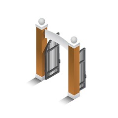 Isometric gate