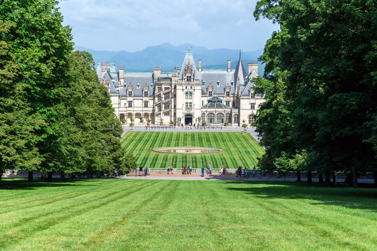 June 2020. A view on Biltmore Estate a historic house museum and tourist attraction in Asheville, North Carolina. The museum remains open for visitors with a limited capacity amid a covid19 pandemic.