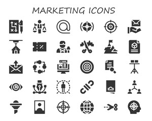 marketing icon set