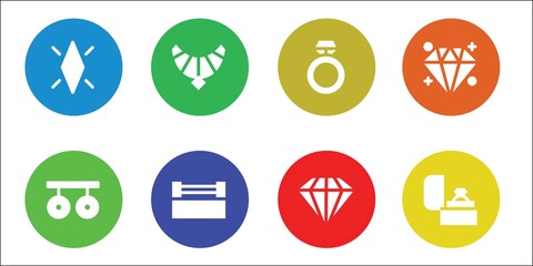 Modern Simple Set of carat Vector filled Icons