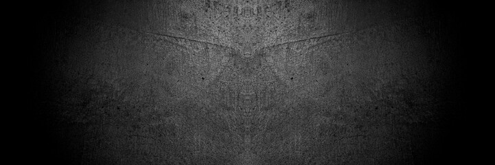 Old wall texture cement dark black gray  background abstract grey color design are light with white gradient background.