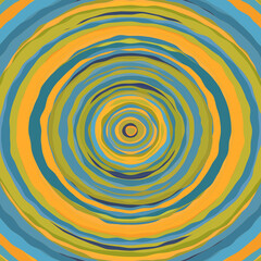 The Abstract Colorful Vortex Pattern