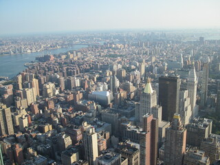 Fototapeta na wymiar New York view from up