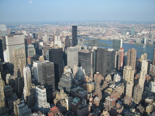 New York view from up