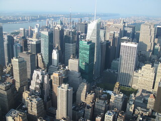 Fototapeta na wymiar New York view from up