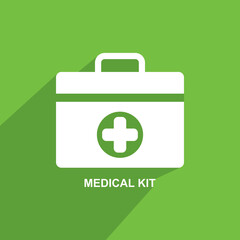 Obraz premium medical kit icon, medical icon vector
