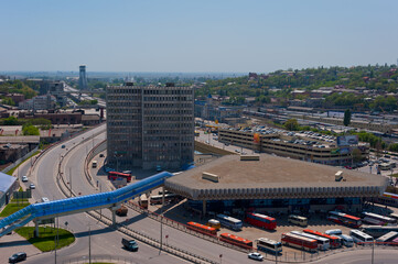 Obraz premium Rostov-on-Don, main bus station. 