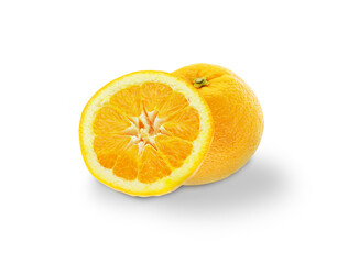 orange isolated on white