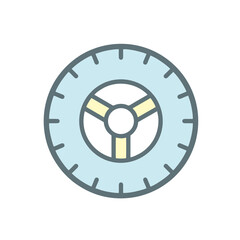 Fototapeta premium Tire icon vector templates