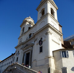 Fototapeta premium Église de la trinité des monts Rome