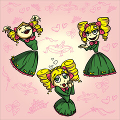 Fairy emotional princess