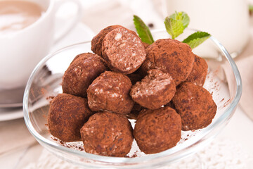 Chocolate truffles.
