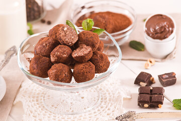 Chocolate truffles.
