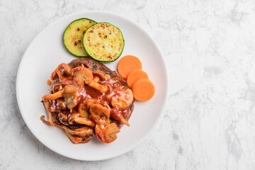 キノコハンバーグ