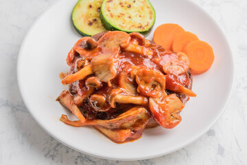 キノコハンバーグ