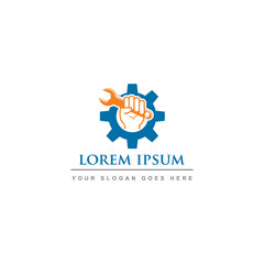 engineering industry logo , mechanic logo